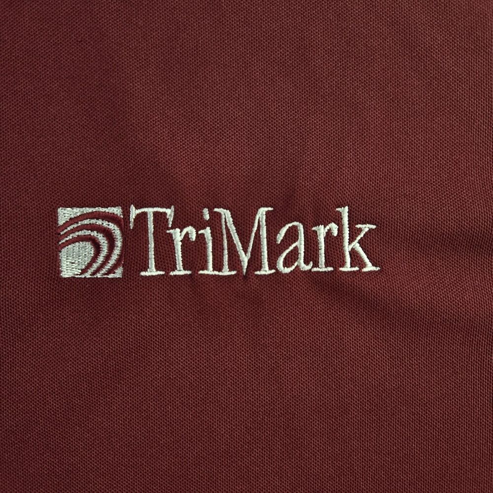 Nike Dri Fit Mens XL‎ Burgundy Embroidered Short Sleeve Golf Polo